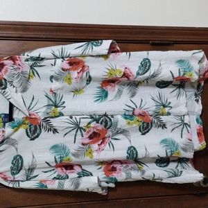 3x George Floral Button Down